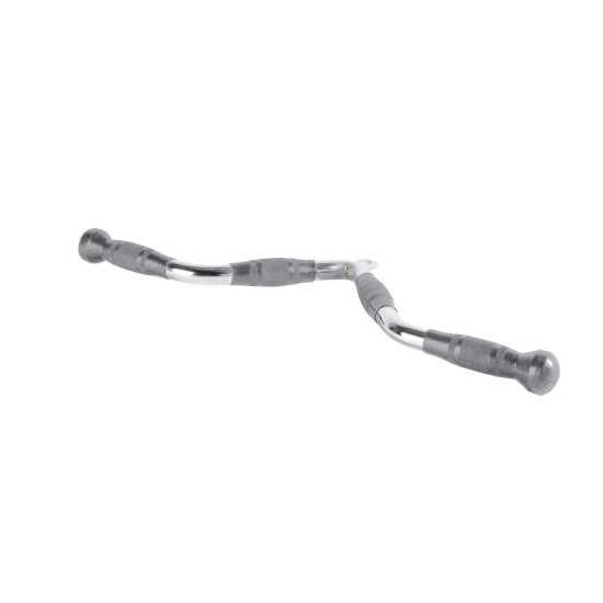 Angled biceps/triceps bar PU grip