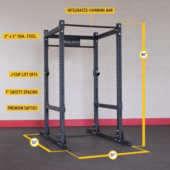 Body-Solid full commercial Power Rack SPR1000