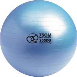 Swiss Ball 300 kg, 75 cm zonder pomp en DVD