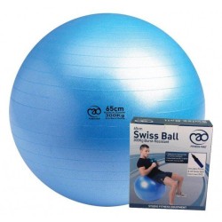 Swiss Ball | 300 kg, 55 cm met pomp en online workout