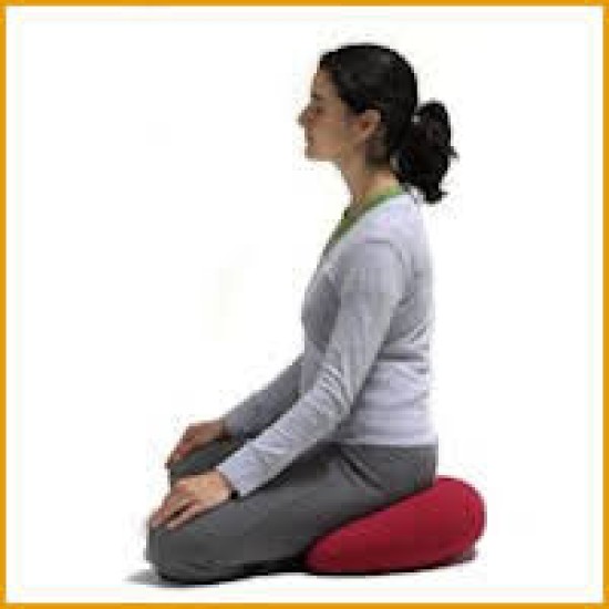 Meditatiekussen Halve maan Flowee (Turquoise)