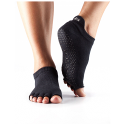 Enkelsokken zonder tenen ToeSox | Zwart S/M/L