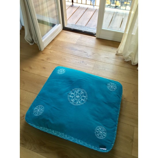 Zabuto Meditatiekussen 80x70x7cm Turquoise