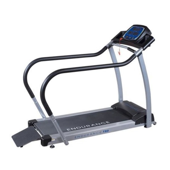 Body-Solid T50 - Loopband Met Handrails - 0,1 km/h startsnelheid