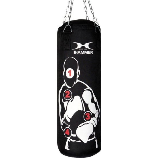 Hammer Freestanding bag Sparring Pro - met trefpunten - verstelbaar in hoogte