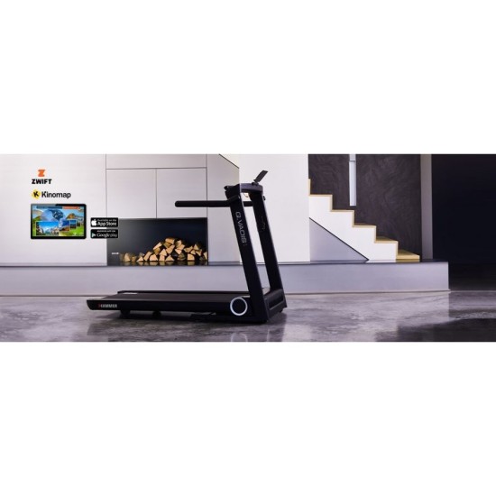 Hammer Fitness Q. Vadis 5.0 Loopband - met Zwift
