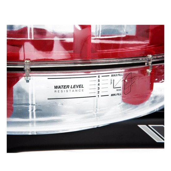 Hammer Fitness Water Stream Roeitrainer - Water Roeier - met Kinomap - tablethouder en 21 programma's