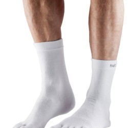 ToeSox sokken met tenen Crew Ultra Lite – Wit