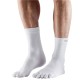 ToeSox sokken met tenen Crew Ultra Lite – Wit