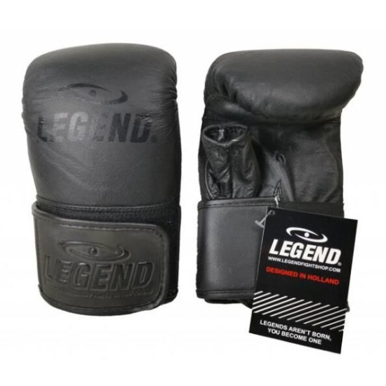 Lederen zakhandschoenen voor op de bokszak 