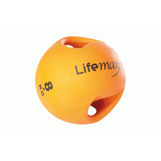 Double handle medicine ball