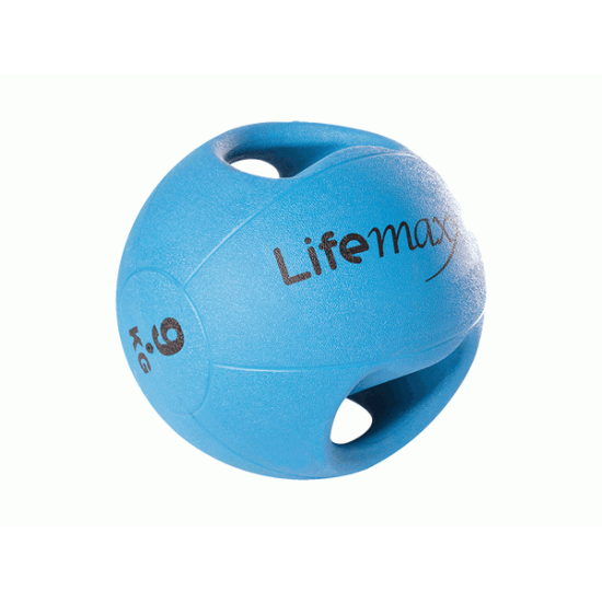 Double handle medicine ball
