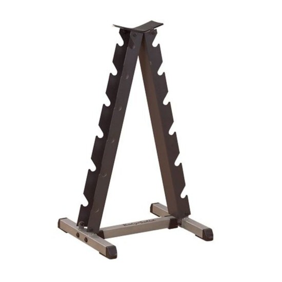 Body-Solid Hexa Rubber Dumbbell Set 1 -10 kg + opbergrek