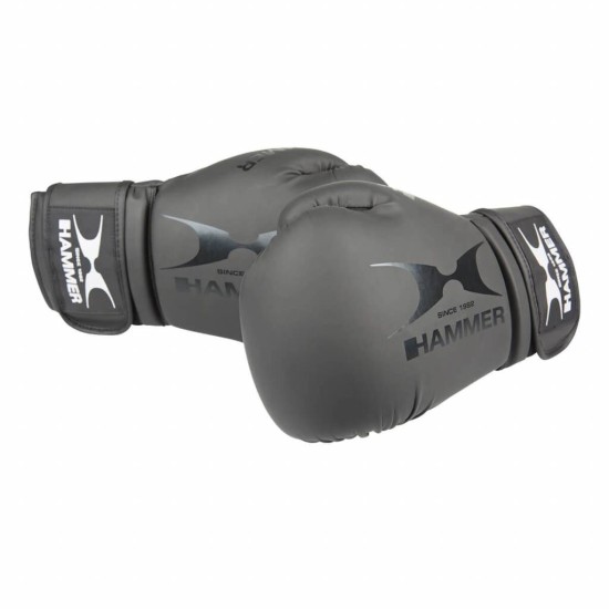 Hammer Bokshandschoenen HAWK - Mat Zwart (meshlaag)