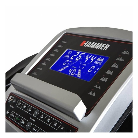 Hammer Fitness Race Runner 2200i Loopband 132 x 43 cm