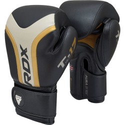 RDX Sports T17 Aura Bokshandschoenen - Zwart-goud