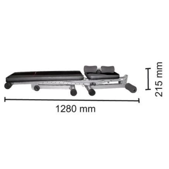 Inklapbare Buikspierplank en Trainingsbank 