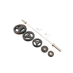 Torque USA Fitness Halterset Complete met 160 kg Halterschijven