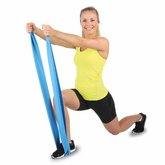 Hammer Fitnessband Elastiek - Blauw - Weerstand: Zwaar