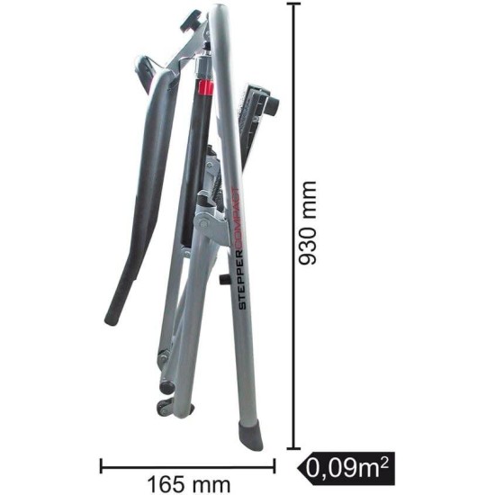 Toorx STEPPER COMPACT - Voorgemonteerd - Inklapbaar - Verstelbare weerstand