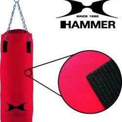 Hammer Bokszak Canvas, Rood, 100 x 30 cm
