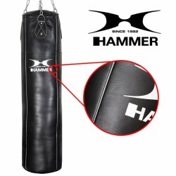 Hammer Bokszak Professional Leder Zwart120x35 cm