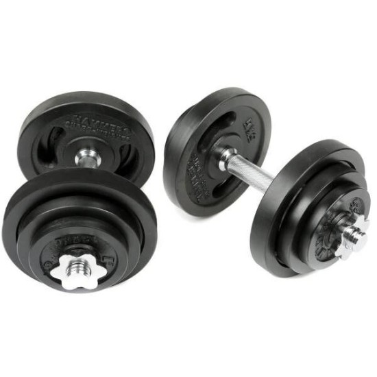 Hammer Dumbbell Set Zwart 40 kg (2x 20kg)