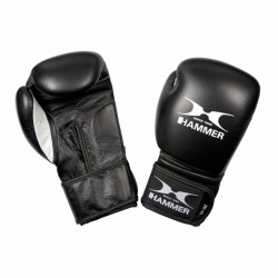 Hammer Boxing Bokshandschoenen PREMIUM FITNESS - buffelleer - zwart10 OZ