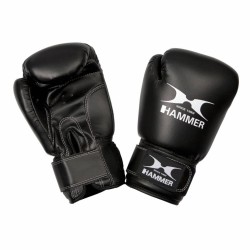 Hammer Boxing Bokshandschoenen Fit - PU -  Zwart of Rood14 OZ - Zwart