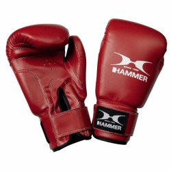 Hammer Boxing Bokshandschoenen Fit - PU -  Zwart of Rood14 OZ - Rood