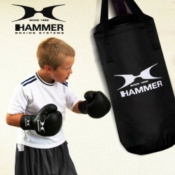 Hammer Boxing Kinderbokshandschoenen Blitz - PU - Zwart8 OZ
