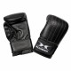 Hammer Boxing Zakhandschoenen Punch - Leer - Voorgevormd - ZwartMaat S/M