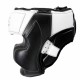 Hammer Boxing HOOFDBESCHERMER Sparring - leer - Zwart/WitMaat S/M
