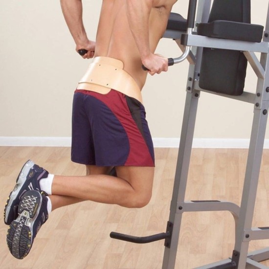 Body-Solid - Dipping Belt - Leer - Bruin