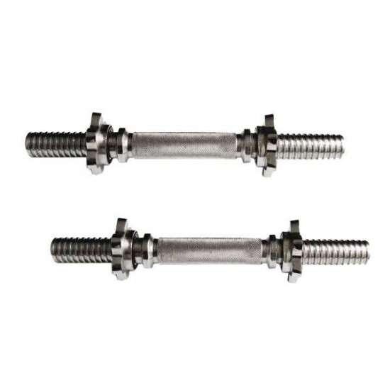 Hammer 2x Dumbbell Stang 35 cm met sluitringen