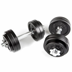 Hammer Dumbbell Set Zwart 30kg (2x 15kg)