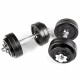 Hammer Dumbbell Set Zwart 30kg (2x 15kg)