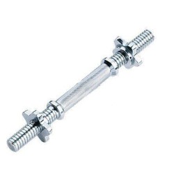 BodyTrading STDHTR40 - Standaard Dumbbell Stang incl. Sluiting - 40 cm - 25mm