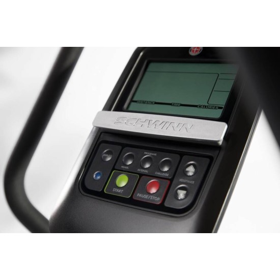 Schwinn 510E - Crosstrainer - Zeer compact - Past in elke ruimte - met Bluetooth en RunSocial