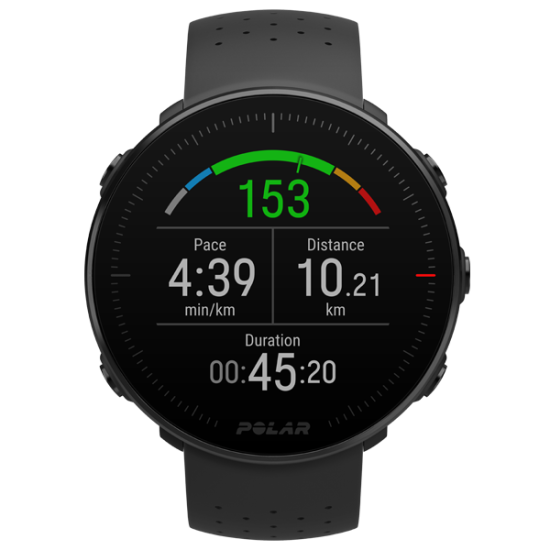 Polar Vantage MZwart - Maat S/M