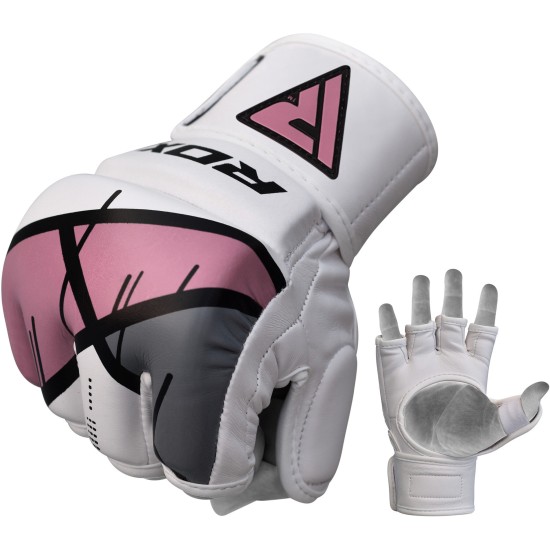 RDX Grappling Gloves REX T7Roze L