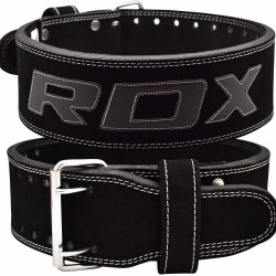 RDX 4PB Suède Leder Powerlifting RiemExtra Large