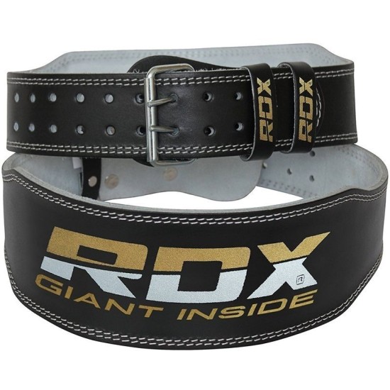 RDX Gym Lederen Gewichtenhef Riem XL