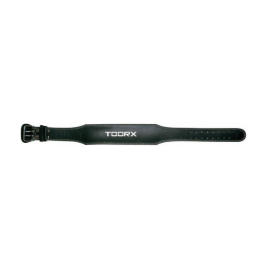 Toorx Halterriem - Leer - 10 cm dik - Maat XL - Zwart - 106 tot 111 cm