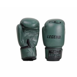 bokshandschoenen kind leer 6oz Army - Maat: 6oz