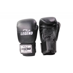 Leren Bokshandschoenen Legend Thai series Zwart - Maat: 10oz