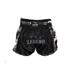 Kickboks broekje camo grijs Legend Trendy - Maat: XXL Kickboks broekje camo grijs Legend Trendy - Maat: XXL
