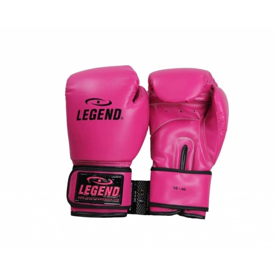 Bokshandschoenen dames roze powerfit Protect - Maat: 8oz