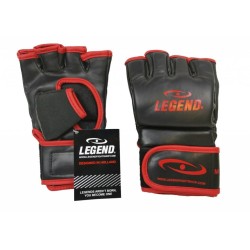 Bokszak MMA handschoenen Legend Flow zwart rood - Maat: XL