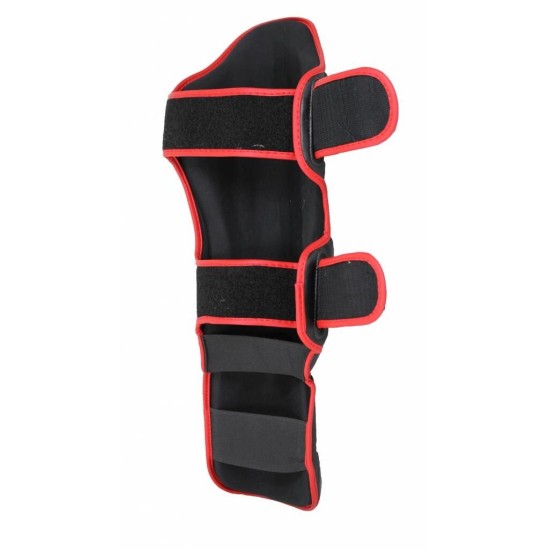 Scheenbeschermers Legend Best zwart/rood - Maat: XS